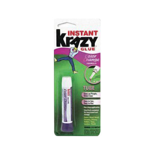 Elmers Instant Krazy Glue Tube Color Change Formula - 1 Ea